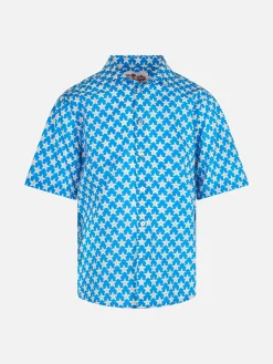 Blue Boy Musselin-Baumwollhemd Sharouk mit Seestern-Print