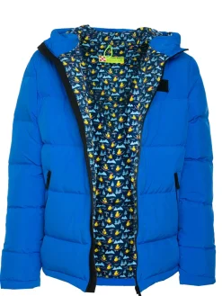 Bluette Daunenjacke mit Kapuze und Futter mit Entenmuster