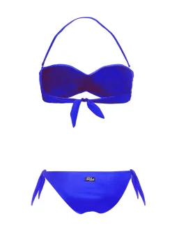 Bluette drapierter Bandeau-Bikini
