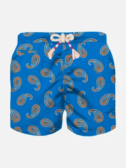 Bluette Jungen-Badeshorts mit Paisley-Print