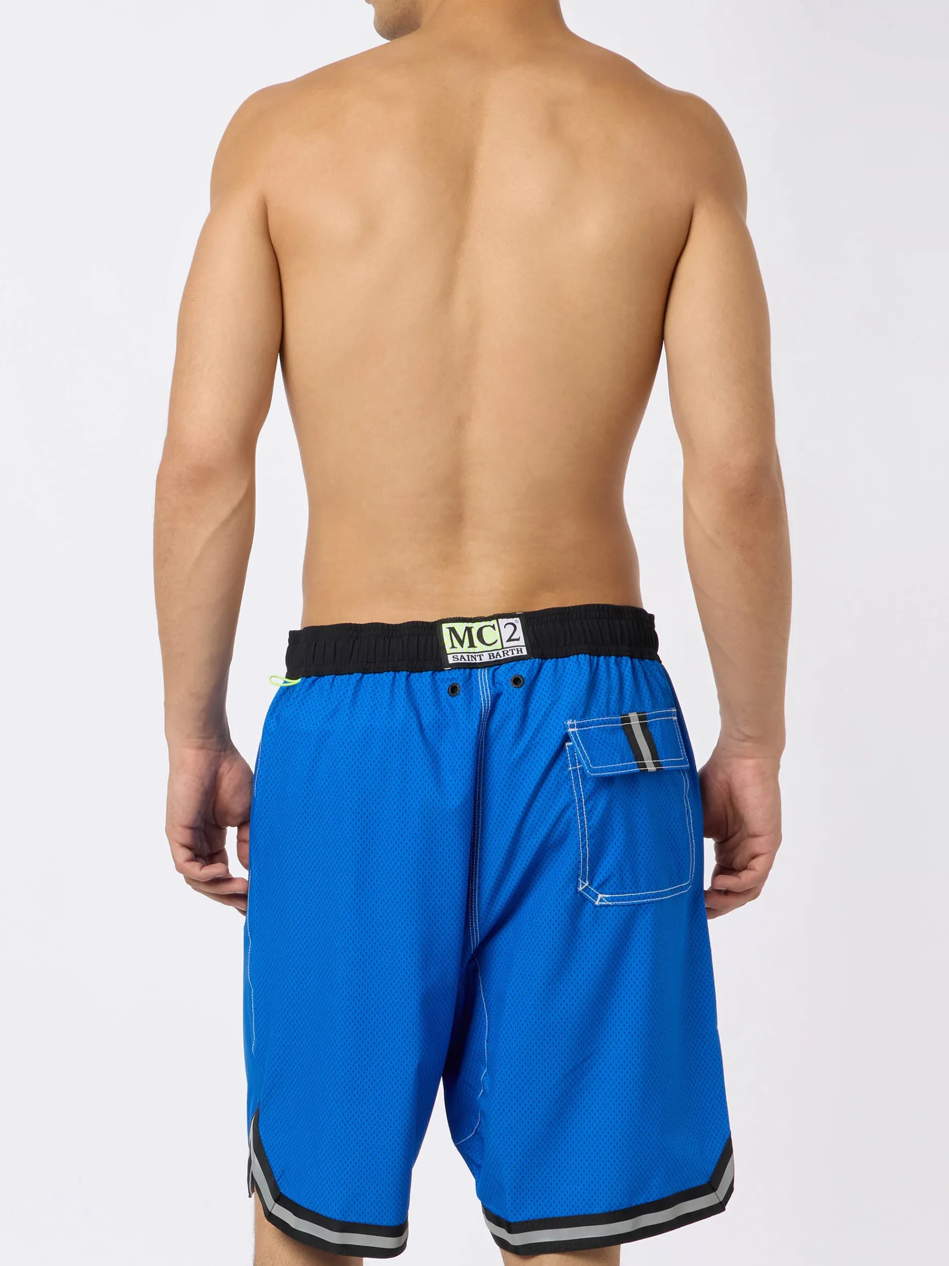 Bluette lange Badeshorts im Surf-Stil
