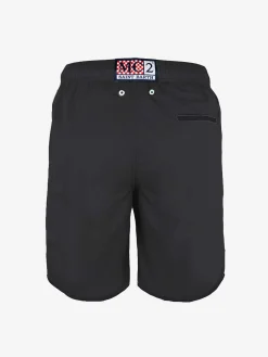 Boardshort einfarbig schwarz