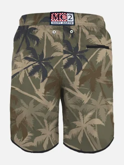Boardshorts mit Palmen-Print
