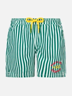 Boy Comfort Badeshorts mit „Forte dei Drammi“-Stickerei | INSULTI LUMINOSI SONDEREDITION