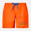 Boy Comfort Badeshorts mit „Stai Calmo Lo Dici Al Mare“-Stickerei