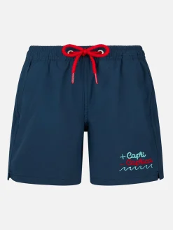 Boy Comfort Badeshorts mit + Capri - Capricci-Stickerei | INSULTI LUMINOSI SONDEREDITION
