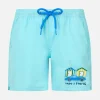 Boy Comfort Badeshorts mit Vado a Forte-Stickerei