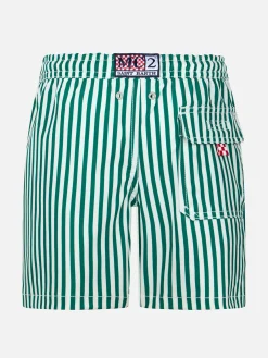Boy Comfort Badeshorts mit „Forte dei Drammi“-Stickerei | INSULTI LUMINOSI SONDEREDITION