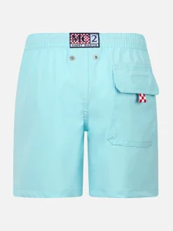 Boy Comfort Badeshorts mit Vado a Forte-Stickerei