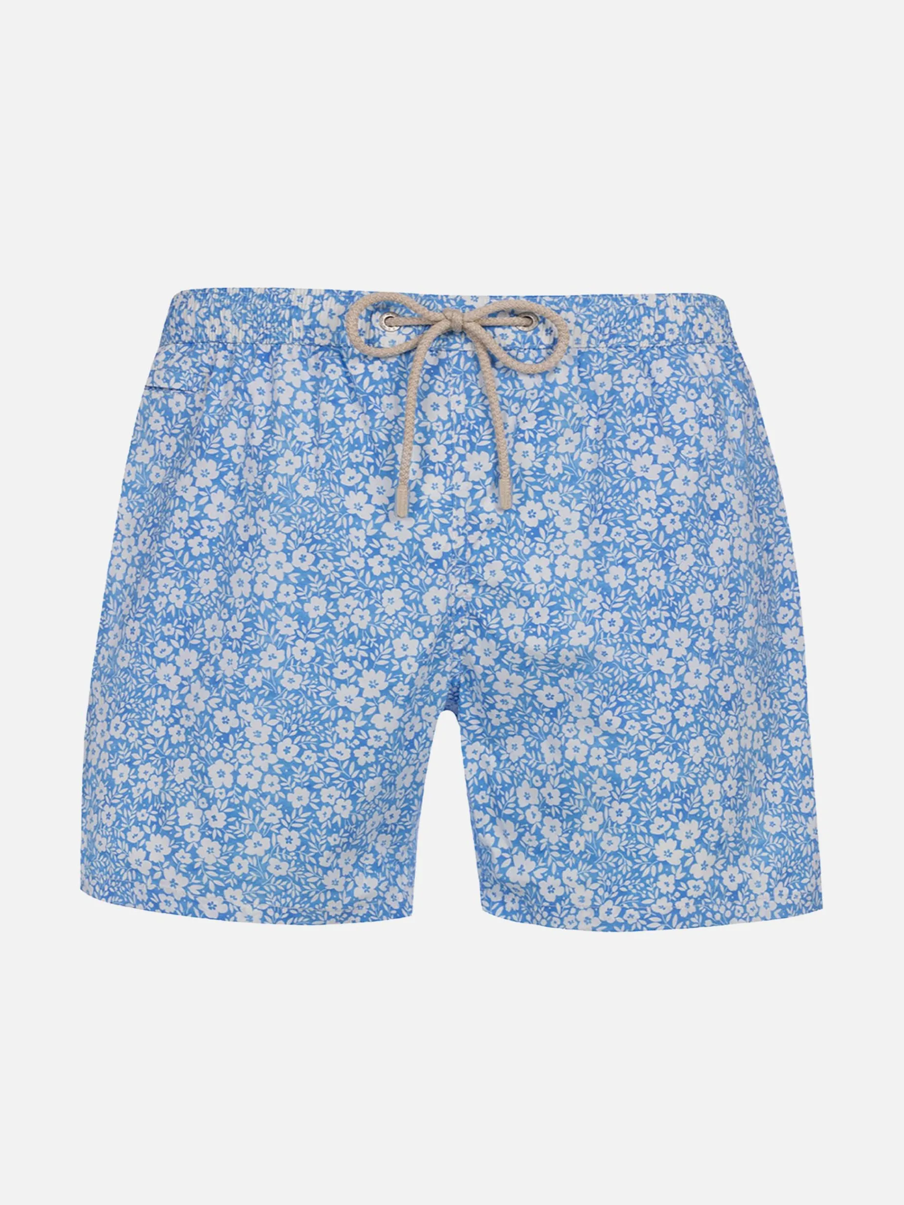 Boy Comfort Light Badeshorts mit Vintage-Blumendruck