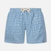 Boy Comfort Light Badeshorts mit Gingham-Print