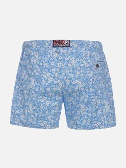 Boy Comfort Light Badeshorts mit Vintage-Blumendruck