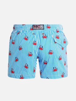 Boy Comfort Light Badeshorts mit Krabben-Print