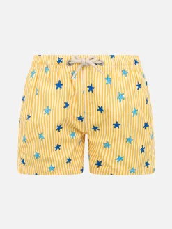 Boy Comfort Light Jr Badeshorts mit Seestern-Print
