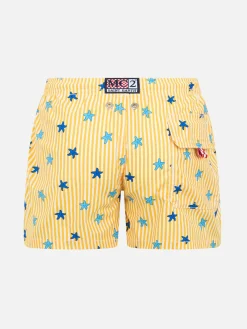 Boy Comfort Light Jr Badeshorts mit Seestern-Print