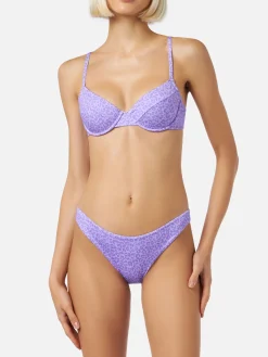 Bralette-Bikini mit Animalier-Print und frecher Badehose