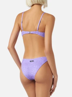 Bralette-Bikini mit Animalier-Print und frecher Badehose