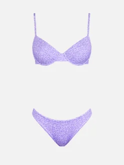 Bralette-Bikini mit Animalier-Print und frecher Badehose