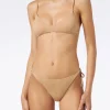 Bralette-Bikini mit Fransen in Wildlederoptik