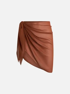 Braune kurze Pareo-Serie für Damen