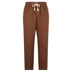 Braune Leinenhose für Herren