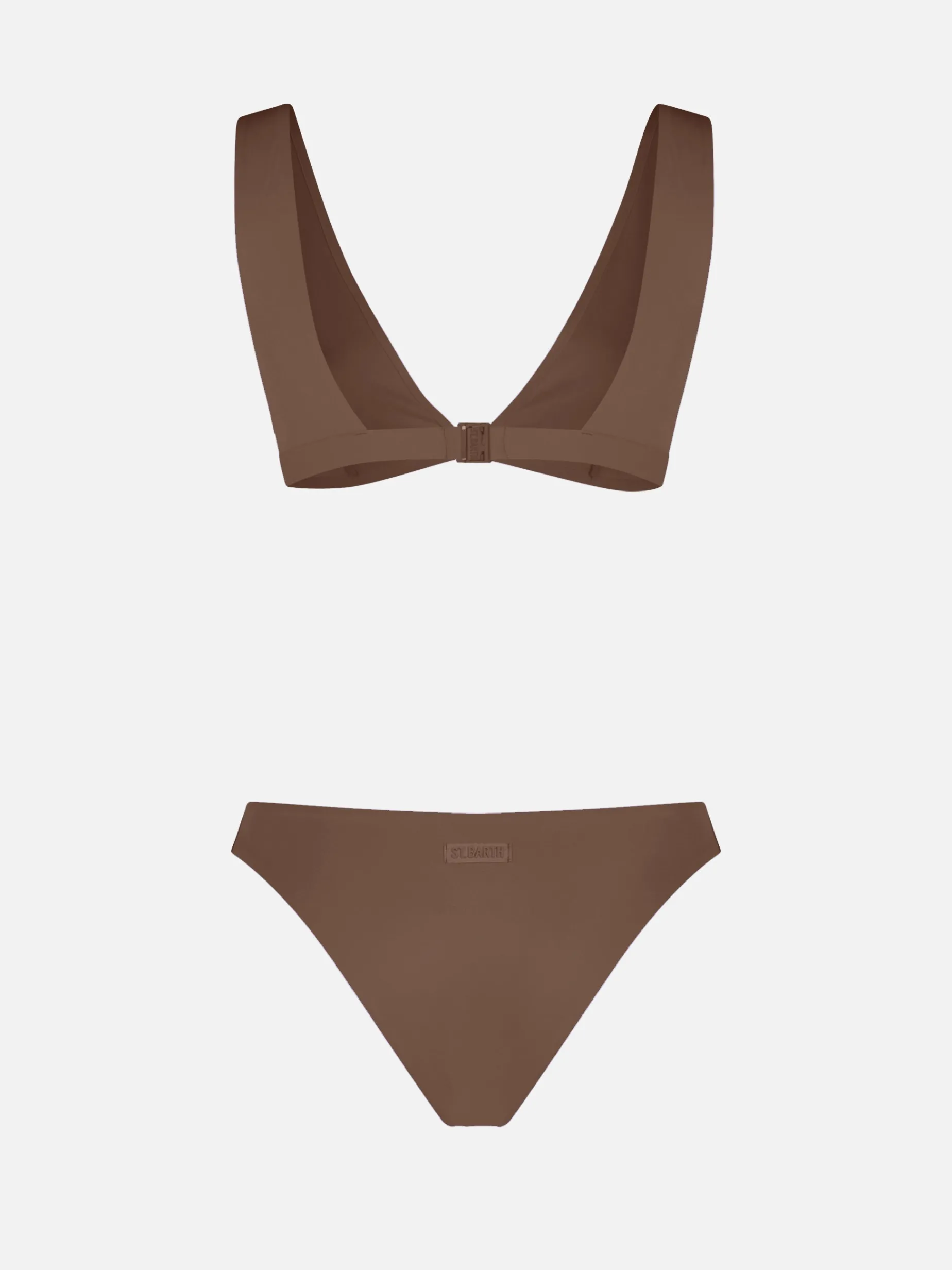 Brauner, heißversiegelter U-Bikini für Damen von Ofelia Reanna