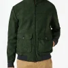 Britische grüne Thermojacke für Herren