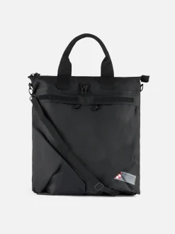 Canvas schwarzer Rucksack Helmut