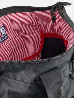Canvas schwarzer Rucksack Helmut