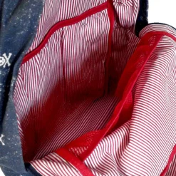 Canvas-Rucksack „Cody“ mit Mikro-Totenkopf-Print