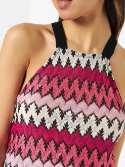 Chevron-Top für Damen
