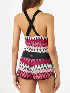 Chevron-Top für Damen