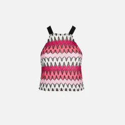 Chevron-Top für Damen