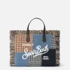 Colette – Handtasche aus Denim und Wolle mit Logo-Stickerei