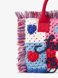 Colette Handtasche mit gehäkelten Herzaufnähern