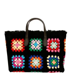 Colette Handtasche mit gehäkelten Fliesen