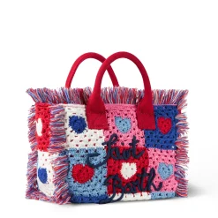 Colette Handtasche mit gehäkelten Herzaufnähern