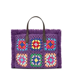 Colette Handtasche mit gehäkelten Fliesen