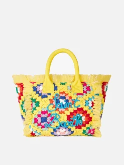 Colette Häkelhandtasche mit Fransen