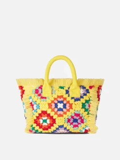 Colette Häkelhandtasche mit Fransen