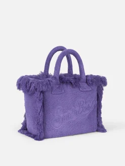 Colette lila Frottee-Handtasche