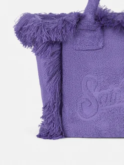 Colette lila Frottee-Handtasche