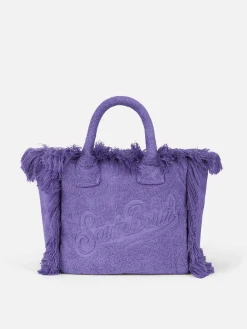 Colette lila Frottee-Handtasche