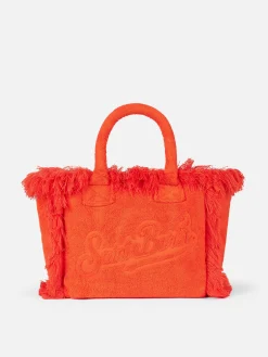 Colette orangefarbene Frottee-Handtasche