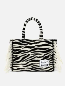 Colette-Deckenhandtasche mit Animal-Print
