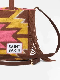 Colette-Deckenhandtasche mit ethnischem Aufdruck