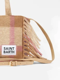 Colette-Deckenhandtasche mit Tartan-Print