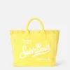 Colette-Handtasche aus gelbem Baumwollcanvas