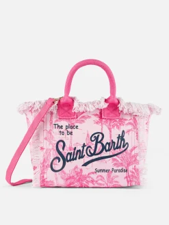 Colette-Handtasche aus Toile de Jouy-Baumwollcanvas