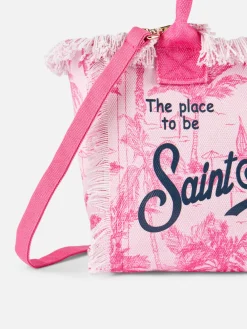 Colette-Handtasche aus Toile de Jouy-Baumwollcanvas